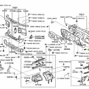 RETENEDOR REVESTIMEINTO DEL GUARDABARROS DELANTERO TOYOTA