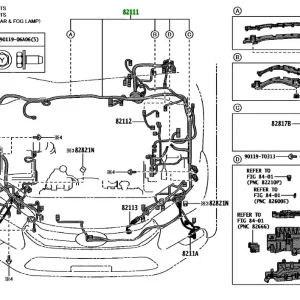 CABLE INSTALACIÓN ELECTRICA PRINCIPAL MOTOR TOYOTA