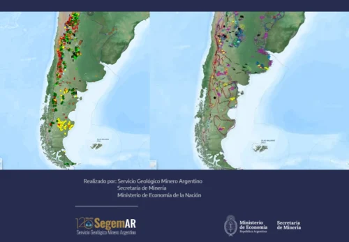 Argentina identifica más de 26.000 depósitos minerales